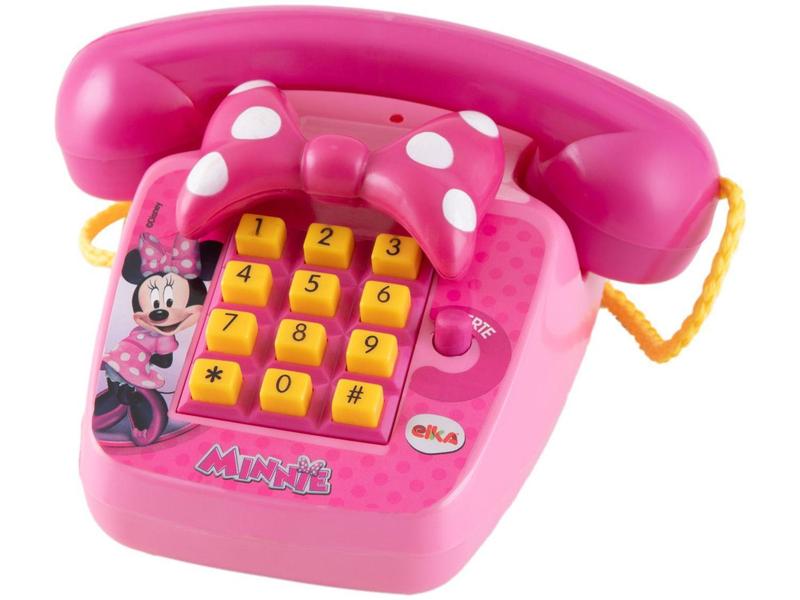 Imagem de Telefone Minnie Disney Junior Foninho Sonoro - Emite Som Elka