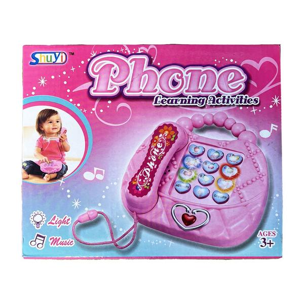 Imagem de Telefone Musical Infantil Brinquedo Educativo Luzes e som