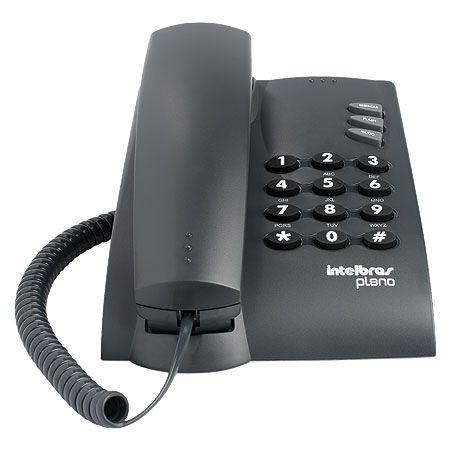 Imagem de Telefone pleno c/ fio preto sem chave 4080051