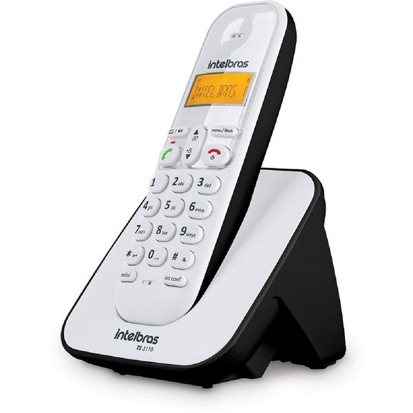 Imagem de Telefone Sem Fio 4 Ramal Adicional ID Bina TS 3110 Intelbras