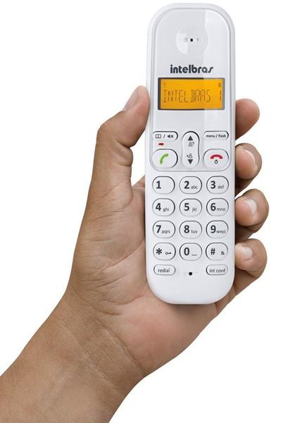 Imagem de Telefone sem fio e ramal adicional TS 3112 Intelbras Branco