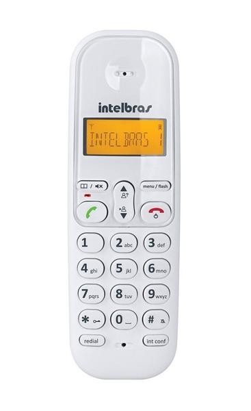 Imagem de Telefone sem fio e ramal adicional TS 3112 Intelbras Branco