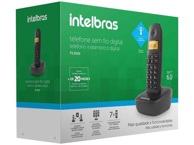 Imagem de Telefone sem Fio Intelbras - TS 2510