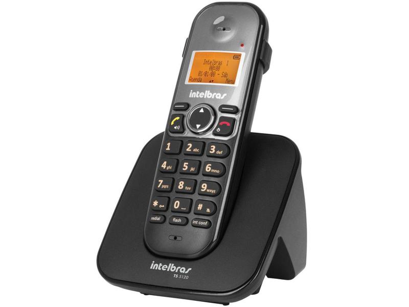 Imagem de Telefone Sem Fio Intelbras TS 5120 - Identificador de Chamada Viva Voz Conferência