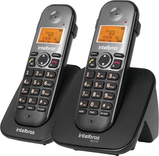 Imagem de Telefone Sem Fio INTELBRAS  Ts5122 com Viva Voz Id com 1 ramal cor Preto