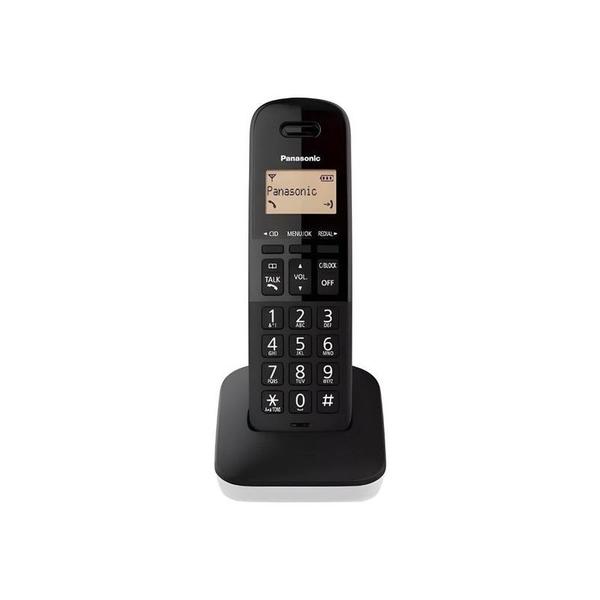 Imagem de Telefone Sem Fio Panasonic Kx Tgb310Law Com Identificador De Chamadas Preto Bran