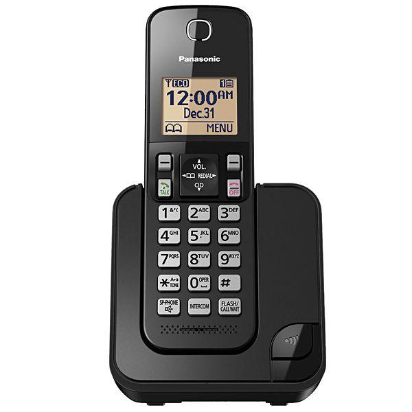 Imagem de Telefone Sem Fio Panasonic KX-TGC350 com Bloqueio de Chamadas - Preto