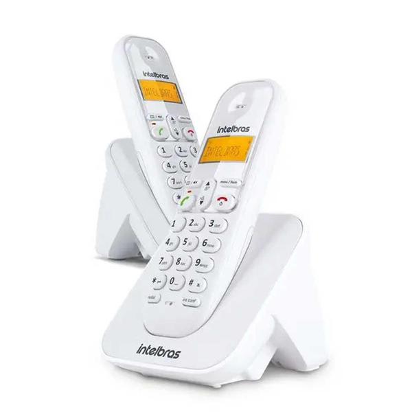 Imagem de Telefone Sem Fio + Ramal Adicional Intelbras TS3112 Branco