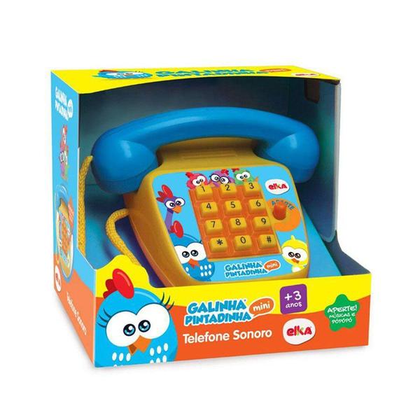 Imagem de Telefone Sonoro Galinha Pintadinha 3+ - Elka