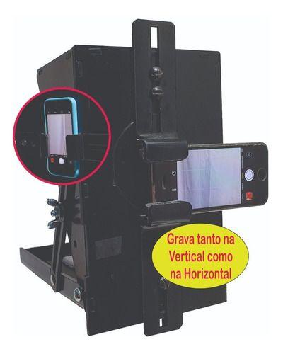 Imagem de Teleprompter Mini + Tripé + Controle Simples + Suporte Dslr