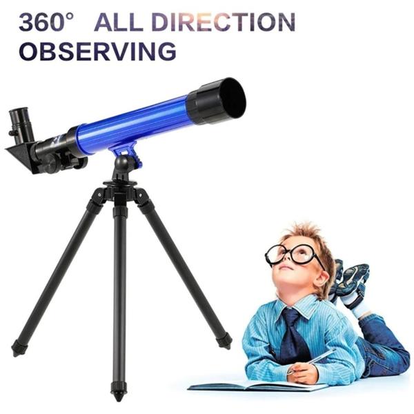 Imagem de Telescopio astro terrestre kit 3 lentes tripe luneta ciencia espaço escola