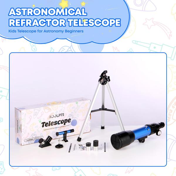 Imagem de Telescópio Koolpte Kids 50 mm de abertura 360 mm com tripé