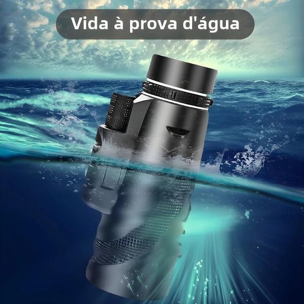 Telescópio Monocular HD com Zoom 80x100 - Portátil para Caça e Camping - com Tripé Imagem de Telescópio Monocular HD com Zoom 80x100 - Portátil para Caça e Camping - com Tripé
