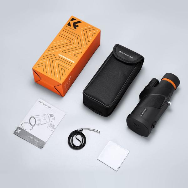 Imagem de Telescópio monocular K&F Concept IP68 10m à prova d'água 12X50