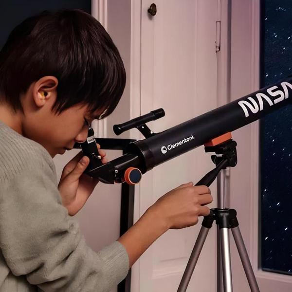 Telescópio Nasa 60cm Ajustável Zoom Max 300x F0126-1 Fun Imagem de Telescópio Nasa 60cm Ajustável Zoom Max 300x F0126-1 Fun