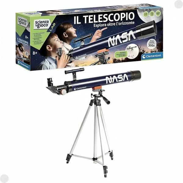 Telescópio Nasa 60cm Ajustável Zoom Max 300x F0126-1 Fun Imagem de Telescópio Nasa 60cm Ajustável Zoom Max 300x F0126-1 Fun