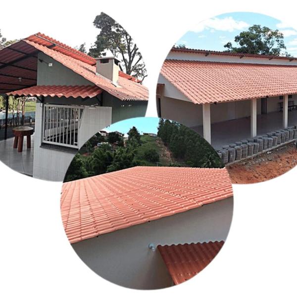 Imagem de Telha de PVC Terracota Lux Telhas 2,30m x 0,88m