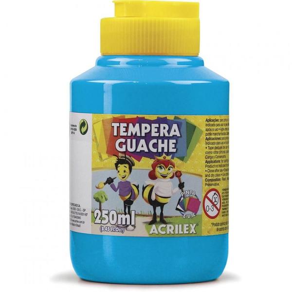 Imagem de Tempera Guache 250ml 503 Azul Celeste - Acrilex