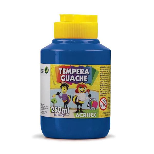 Imagem de Tempera Guache 250ml 559 Azul - Acrilex