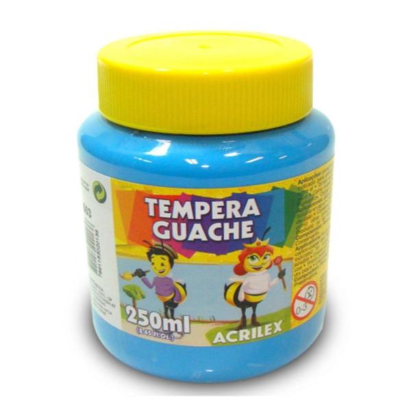 Imagem de Tempera Guache 250ml Acrilex - Azul Celeste