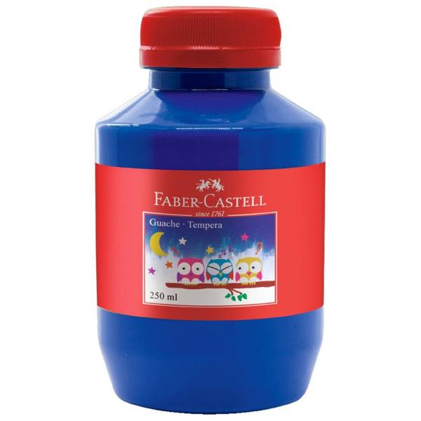 Imagem de Tempera Guache 250ml Azul Faber Castell