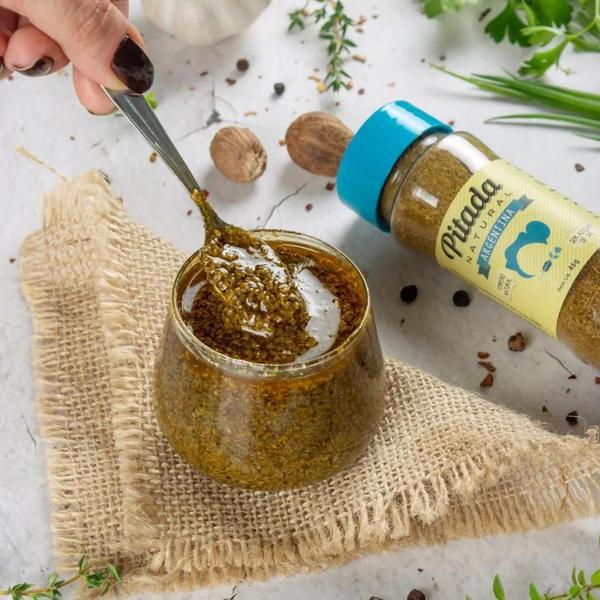 Tempero Argentina (Chimichurri) Pitada Natural 46G Imagem de Tempero Argentina (Chimichurri) Pitada Natural 46G