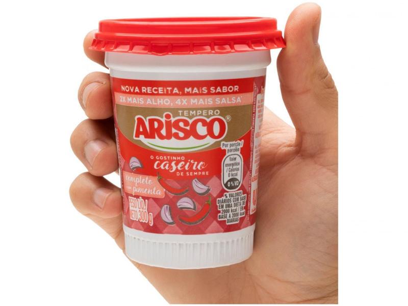 Tempero Arisco Completo com Pimenta - 300g Imagem de Tempero Arisco Completo com Pimenta - 300g