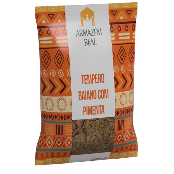 Tempero Baiano Com Pimenta Caseiro 500g Alta Qualidade - Armazém Real Imagem de Tempero Baiano Com Pimenta Caseiro 500g Alta Qualidade