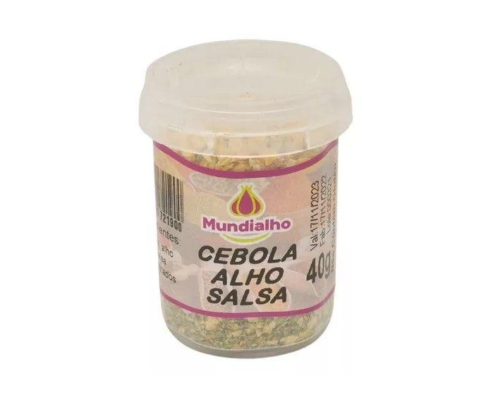 Imagem de Tempero Cebola, Alho e Salsa Pote Mundialho 40g