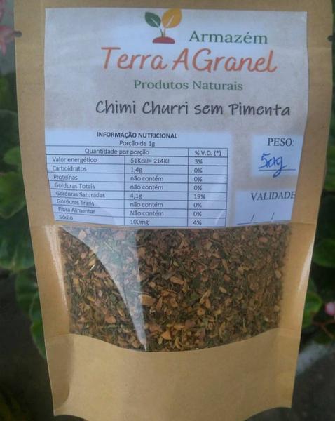 Tempero Chimichurri sem pimenta - Armazém Terra a Granel Imagem de Tempero Chimichurri sem pimenta