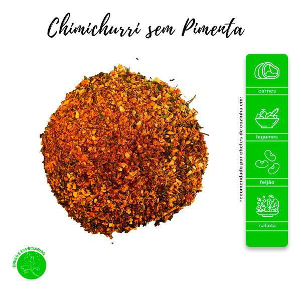 Imagem de Tempero Chimichurri Tradicional sem Pimenta  100% Natural Alta Qualidade Kit 4 Pote com Dosador 40g