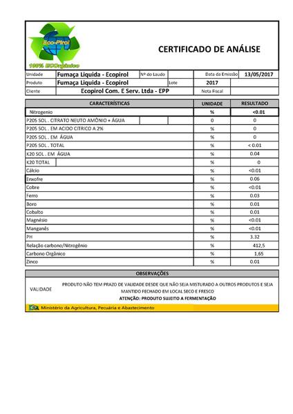 Imagem de Tempero De Alimentos Fumaça Líquida Gastronomia Ecopirol 1L