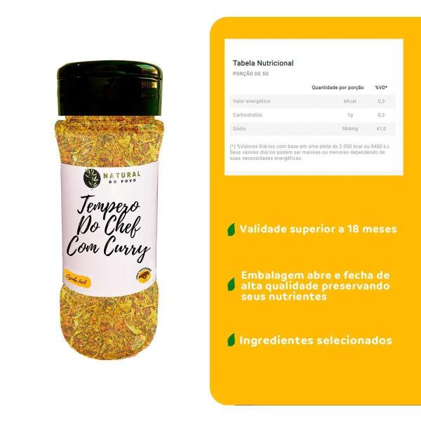 Imagem de Tempero Do Chef 100% Natural Com Curry Kit 4 Pouch 40G