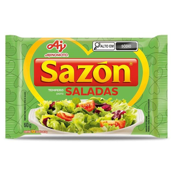 Tempero em pó sazón para saladas 60g Imagem de Tempero em pó sazón para saladas 60g