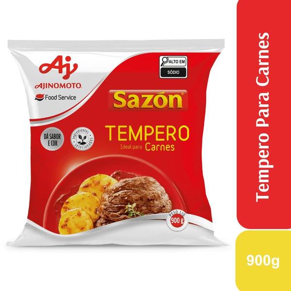 Imagem de Tempero Em Pó Sazón Profissional Sabor Carnes 900g