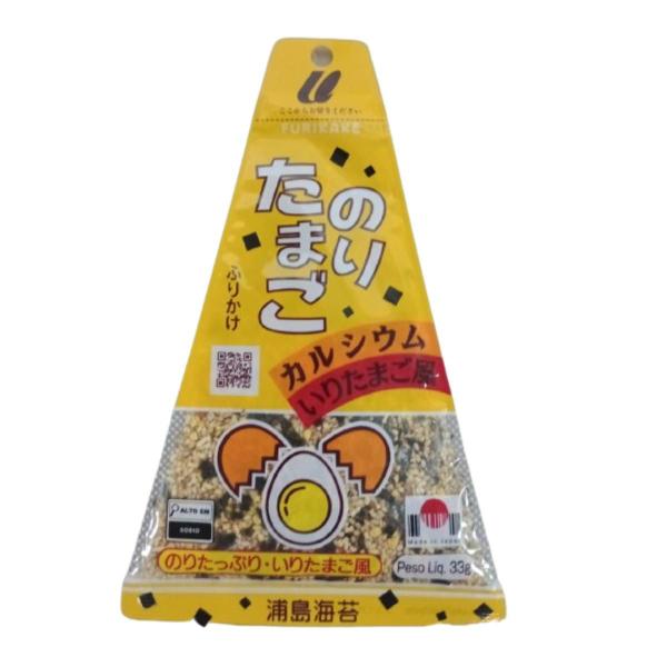 Imagem de Tempero  Furikake Triângulo Nori Tamago 33g Urashima Alga Marinha Nori e Ovo