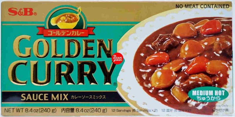 Imagem de Tempero golden curry sabor picante nível médio s&b 220g