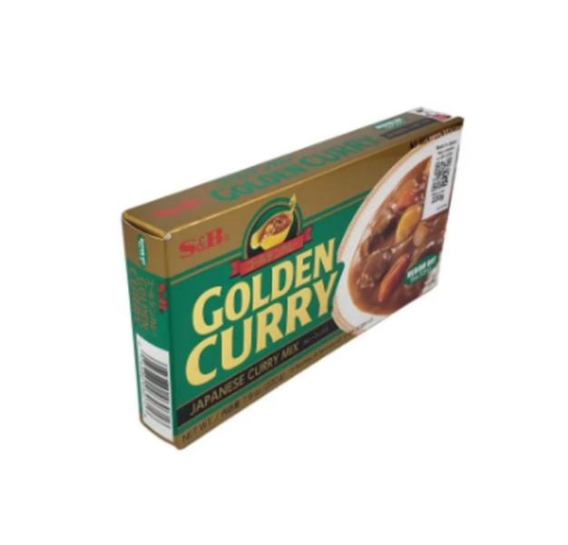 Imagem de Tempero Japonês Curry Golden Médio Apimentado Chukara 220G S&B