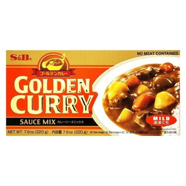 Imagem de Tempero Japonês Golden Curry  Suave Amakuchi 220G S&B