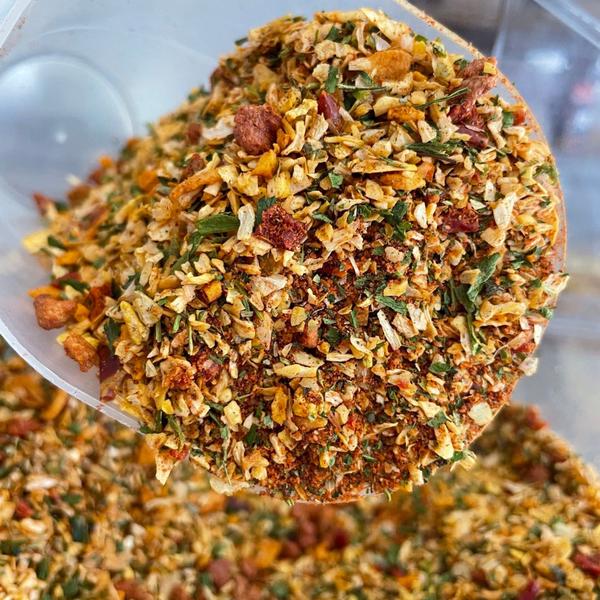 Tempero para feijão em Flocos Pacote 500 grs - Total Food Imagem de Tempero para feijão em Flocos Pacote 500 grs