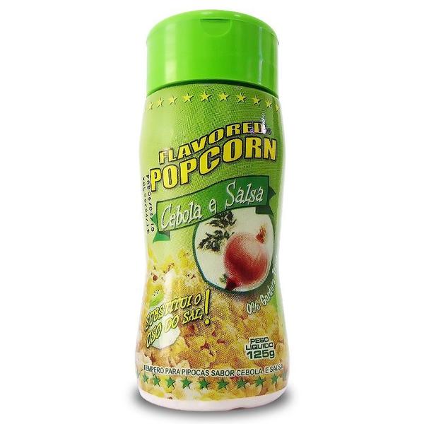 Tempero para Pipoca - Sabor Cebola e Salsa - Flalvored Popcorn Imagem de Tempero para Pipoca - Sabor Cebola e Salsa