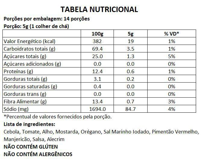 Tempero Pote BR Spices Chimichurri (Seco) 70g Imagem de Tempero Pote BR Spices Chimichurri (Seco) 70g