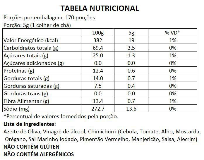 Tempero Pote BR Spices Molho Chimichurri 180g Imagem de Tempero Pote BR Spices Molho Chimichurri 180g