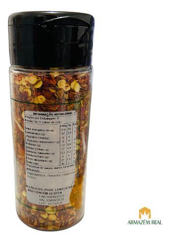 Tempero Pote Pimenta Calabresa Em Flocos 45g - Armazém Real Imagem de Tempero Pote Pimenta Calabresa Em Flocos 45g - Armazém Real