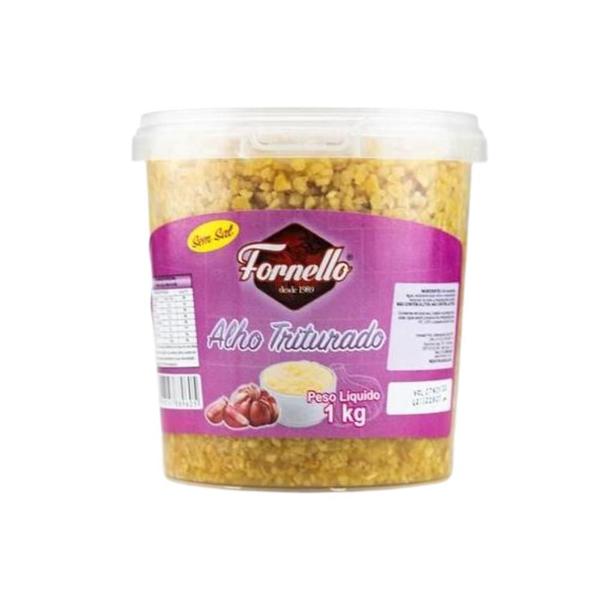Tempero Puro Alho Triturado Premium Balde 1 Kg Fornello Imagem de Tempero Puro Alho Triturado Premium Balde 1 Kg Fornello