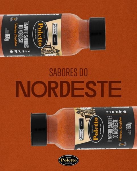 Imagem de Tempero Sabores do Nordeste 160g Poletto