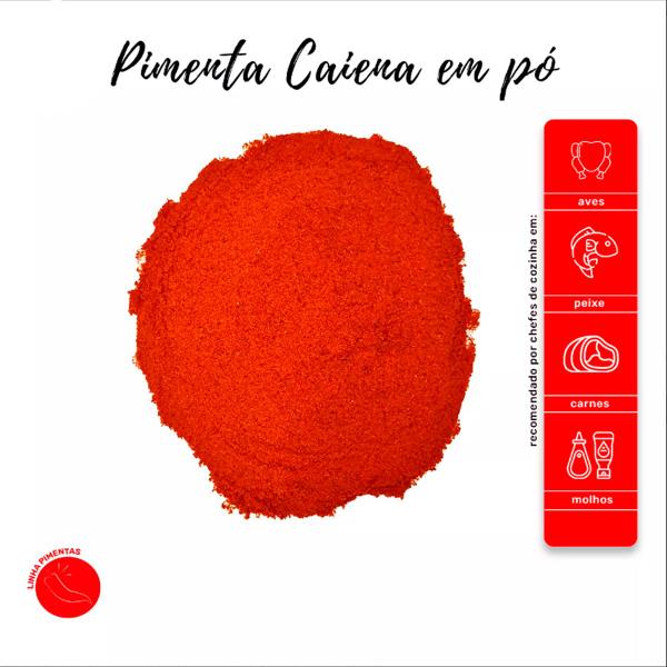 Tempero Selecionado Pimenta Caiena em Pó Premium Pouch 50g - Natural do Povo Imagem de Tempero Selecionado Pimenta Caiena em Pó Premium Pouch 50g