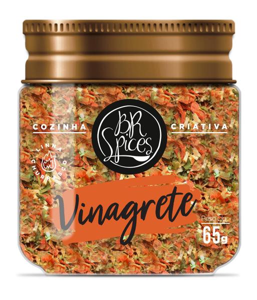 Tempero Vinagrete Seco BR Spices Pote 65G Imagem de Tempero Vinagrete Seco BR Spices Pote 65G