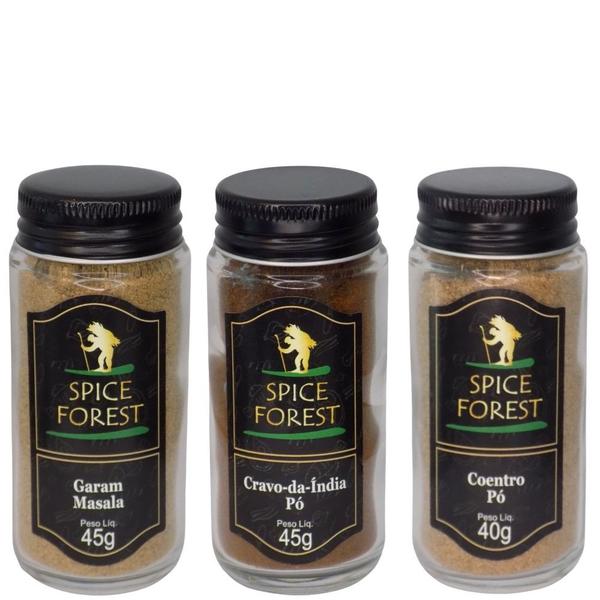 Imagem de Temperos - Garam Masala, Cravo da India em Pó e Coentro em Pó - Spice Forest