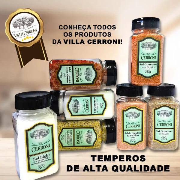 Temperos - Lemon Ervas, Gergelim Preto e Gergelim Tostado - Villa Cerroni Imagem de Temperos - Lemon Ervas, Gergelim Preto e Gergelim Tostado - Villa Cerroni
